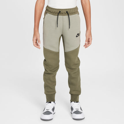 Nike Big Kids Tech Fleece Joggers - Medium Olive