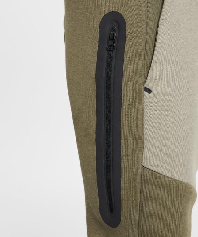 Nike Big Kids Tech Fleece Joggers - Medium Olive