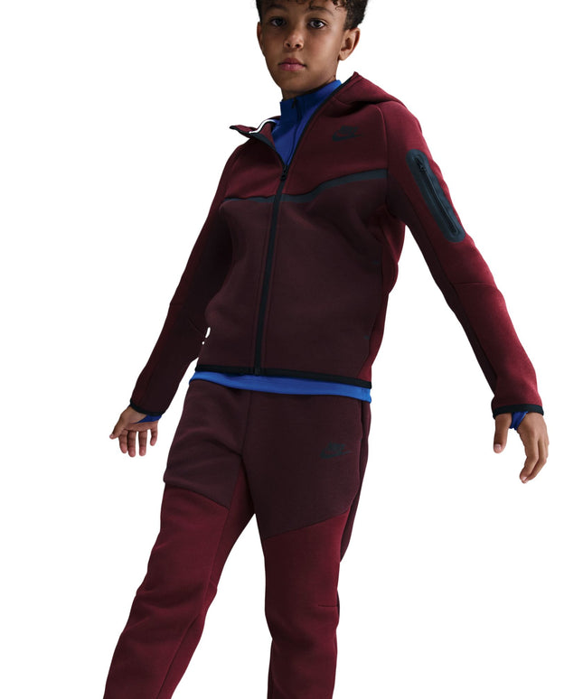 Nike Big Kids Sportswear Tech Fleece - Burgundy