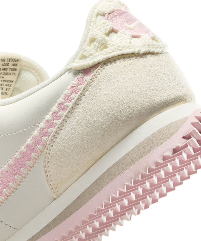 Nike Cortez para mujer - Espuma color vela/rosa