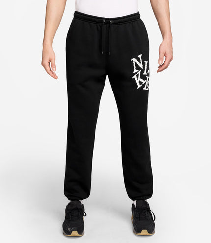 Nike Mens Cuffed Fleece Joggers - Black