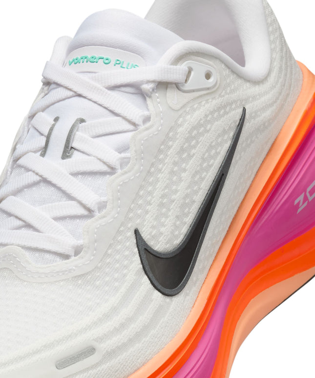 Nike Womens Vomero Plus - White/Fire Pink