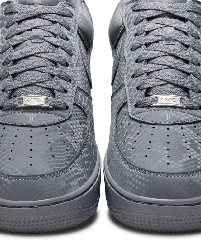 Nike Mens Kobe Air Force 1 Low - Wolf Grey