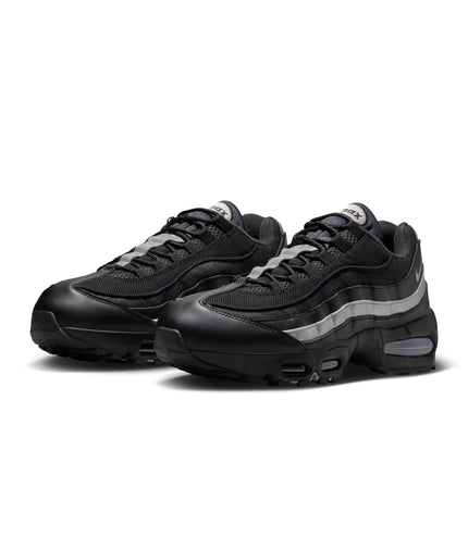 Nike Mens Air Max 95 "Big Bubble" - Black/Metallic Silver