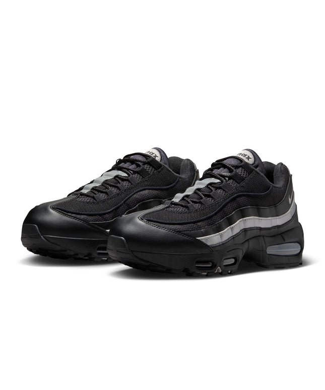 Nike Mens Air Max 95 "Big Bubble" - Black/Metallic Silver