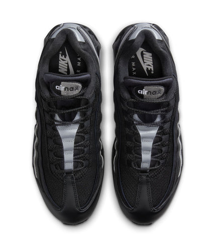 Nike Mens Air Max 95 "Big Bubble" - Black/Metallic Silver