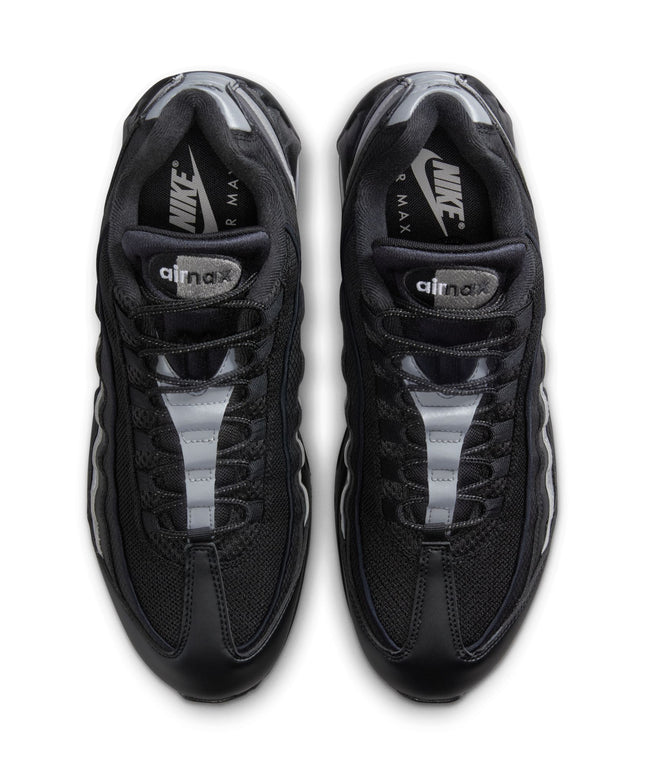Nike Mens Air Max 95 "Big Bubble" - Black/Metallic Silver