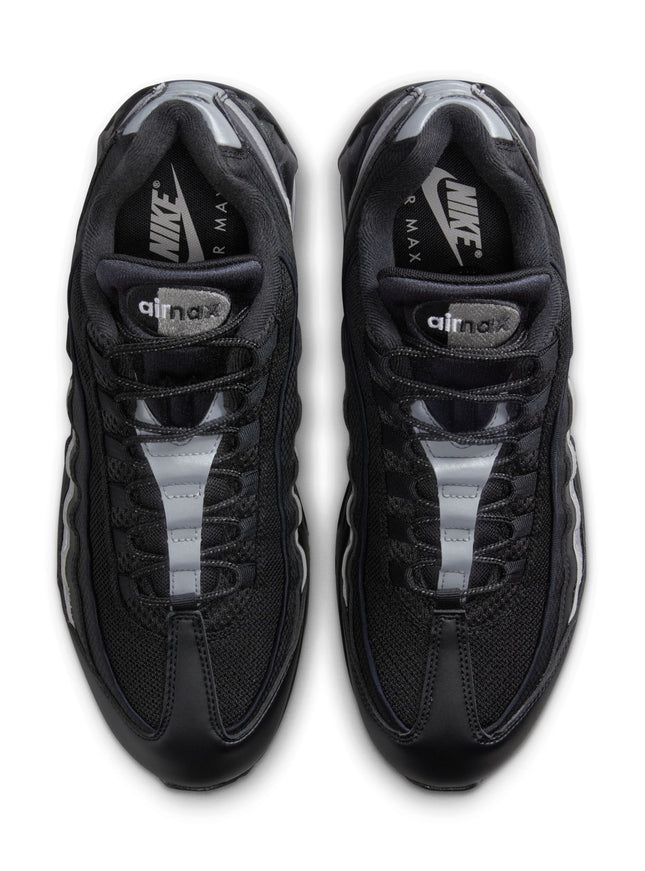 Nike Mens Air Max 95 "Big Bubble" - Black/Metallic Silver