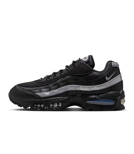Nike Mens Air Max 95 "Big Bubble" - Black/Metallic Silver