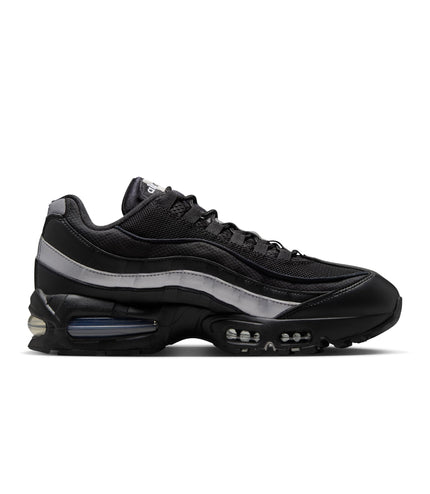 Nike Mens Air Max 95 "Big Bubble" - Black/Metallic Silver