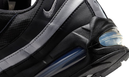Nike Mens Air Max 95 "Big Bubble" - Black/Metallic Silver