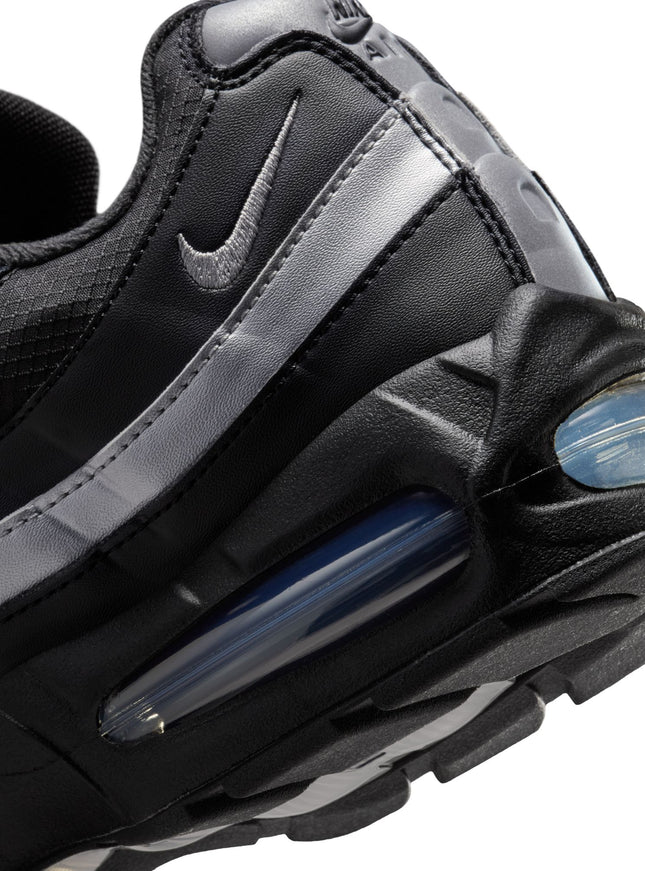 Nike Mens Air Max 95 "Big Bubble" - Black/Metallic Silver