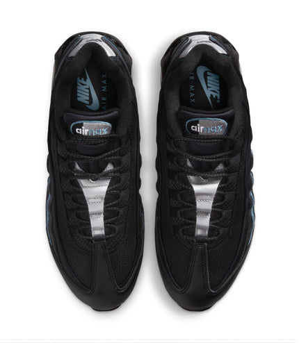 Nike Mens Air Max 95 "Big Bubble" - Black/Smokey Blue