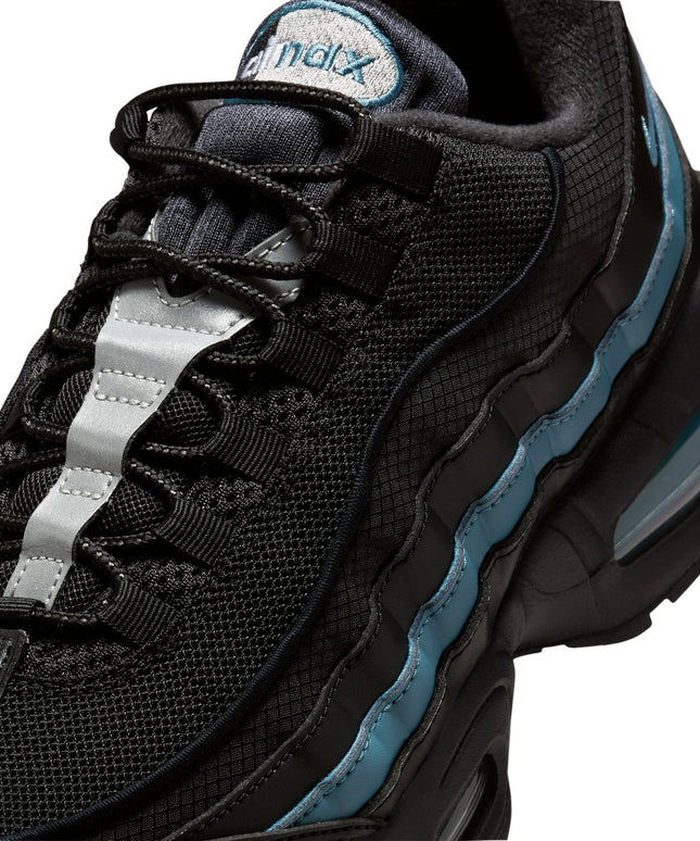 Nike Mens Air Max 95 "Big Bubble" - Black/Smokey Blue