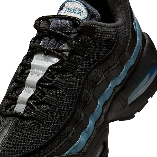 Nike Mens Air Max 95 "Big Bubble" - Black/Smokey Blue