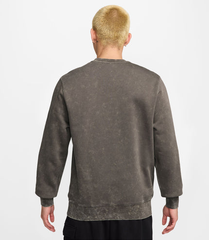 Nike Mens Sportswear Club Fleece Crewneck - Cave Stone