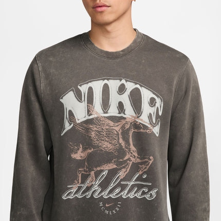 Nike Mens Sportswear Club Fleece Crewneck - Cave Stone