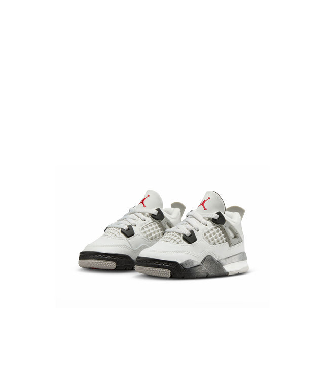 Air Jordan (TD) 4 Retro - White Cement