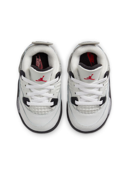 Air Jordan (TD) 4 Retro - White Cement