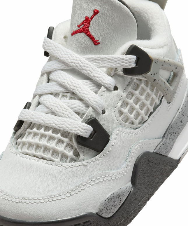Air Jordan (TD) 4 Retro - White Cement