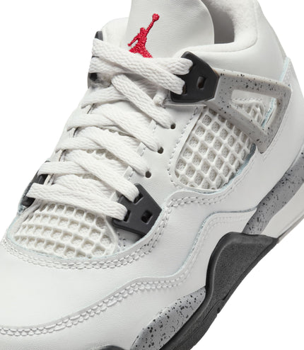 Air Jordan (PS) 4 Retro - White Cement
