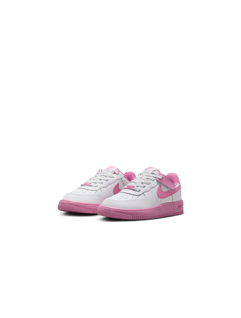 Nike (PS) Nike Force 1 Low EasyOn - White/Magic Flamingo