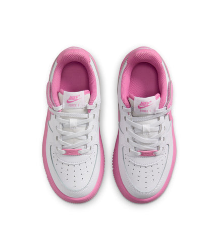 Nike (PS) Nike Force 1 Low EasyOn - White/Magic Flamingo