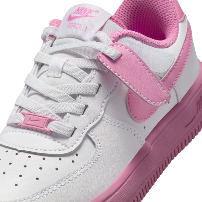 Nike (PS) Nike Force 1 Low EasyOn - White/Magic Flamingo