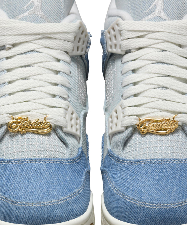 Air Jordan Womens 4 Retro - Worn Blue
