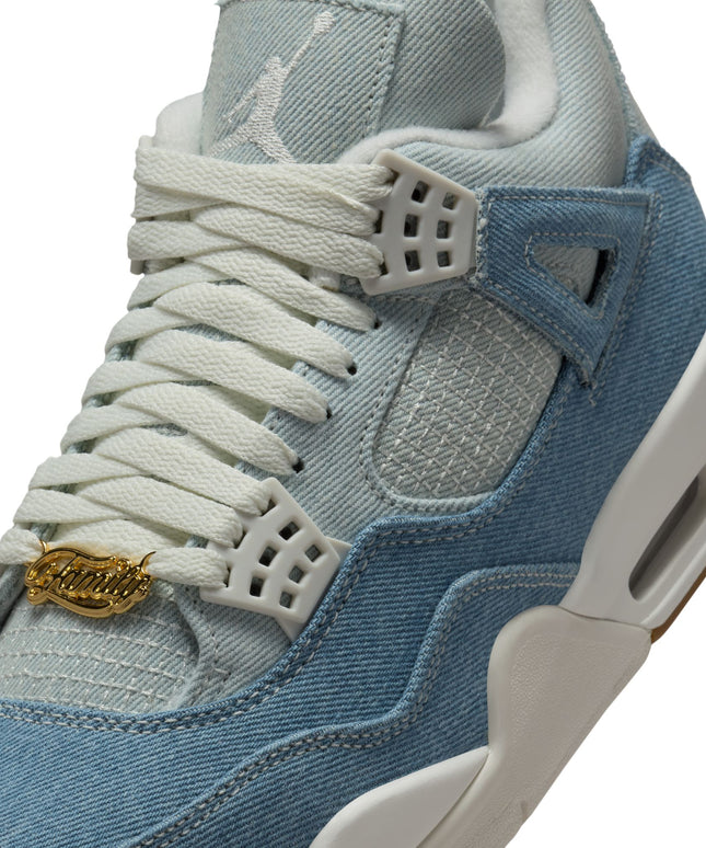 Air Jordan Womens 4 Retro - Worn Blue