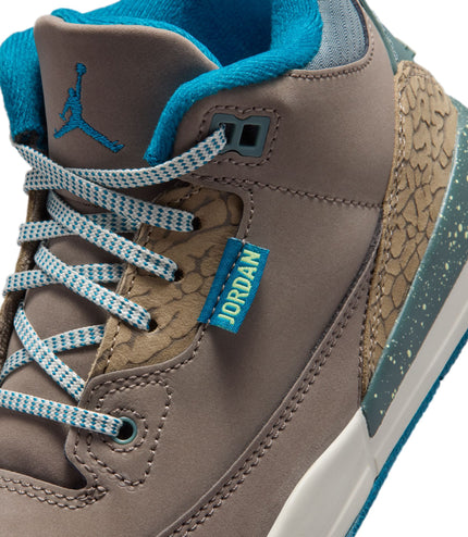 Air Jordan (PS) Retro 3 - Olive Grey