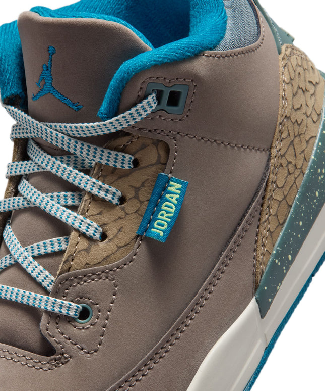 Air Jordan (PS) Retro 3 - Olive Grey