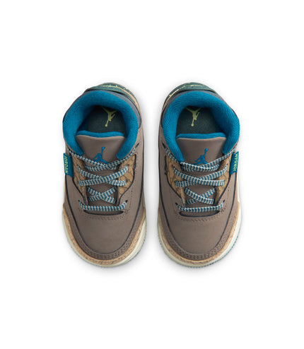 Air Jordan (TD) 3 Retro - Olive Grey