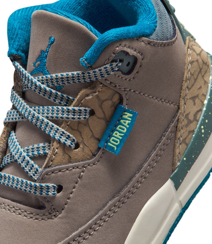 Air Jordan (TD) 3 Retro - Olive Grey