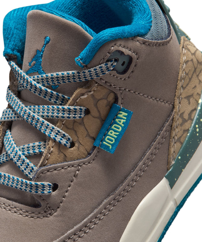 Air Jordan (TD) 3 Retro - Olive Grey
