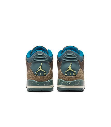 Air Jordan Big Kids Retro 3 - Olive Grey