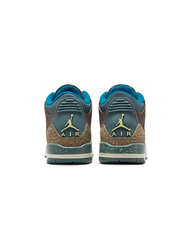 Air Jordan Big Kids Retro 3 - Olive Grey