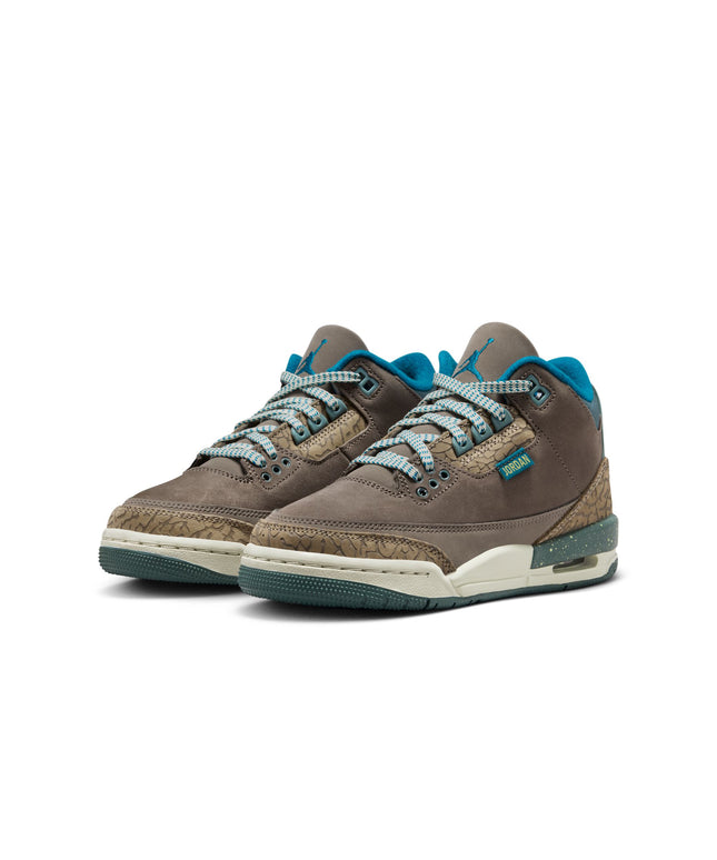 Air Jordan Big Kids Retro 3 - Olive Grey