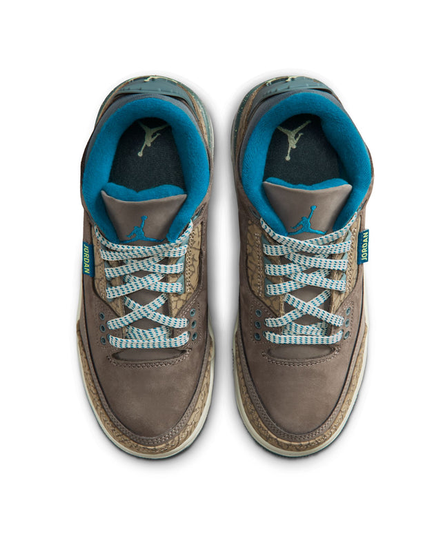 Air Jordan Big Kids Retro 3 - Olive Grey