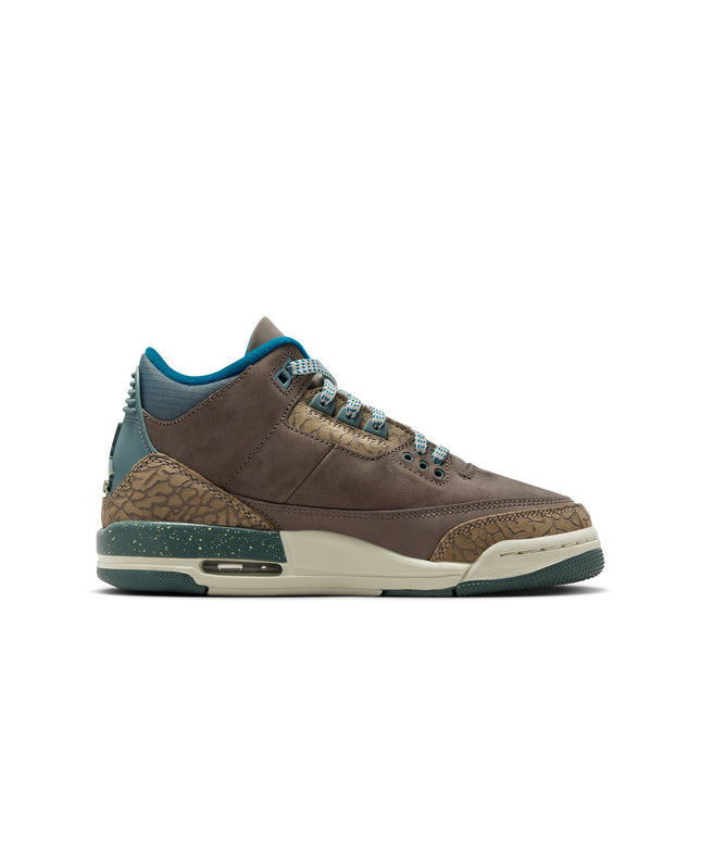 Air Jordan Big Kids Retro 3 - Olive Grey