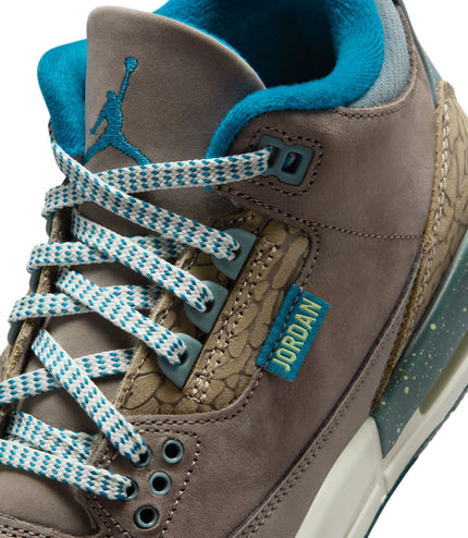 Air Jordan Big Kids Retro 3 - Olive Grey
