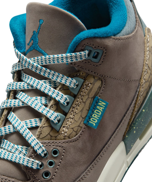 Air Jordan Big Kids Retro 3 - Olive Grey