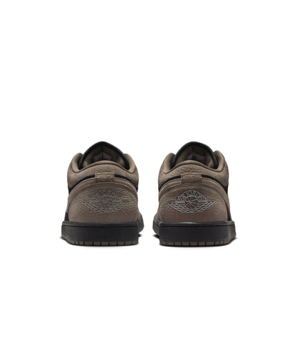 Air Jordan Mens 1 Low SE - Black/Olive Grey