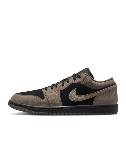 Air Jordan Mens 1 Low SE - Black/Olive Grey