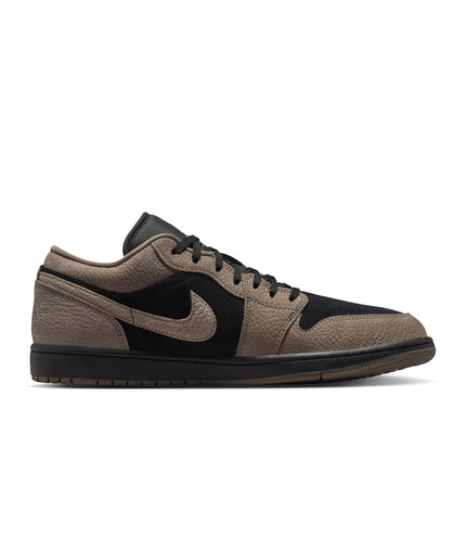 Air Jordan Mens 1 Low SE - Black/Olive Grey