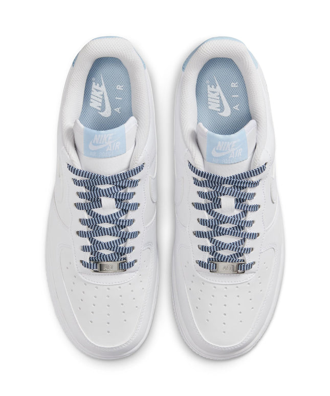 Nike Womens Air Force 1 '07 White/Light Armory Blue