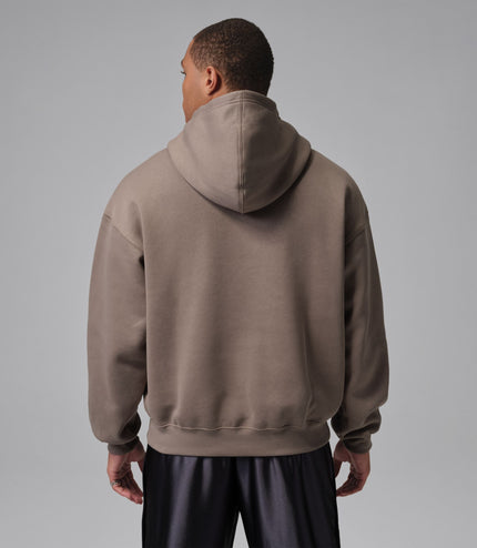 Air Jordan Mens Brooklyn Fleece Pullover Hoodie - Olive Grey