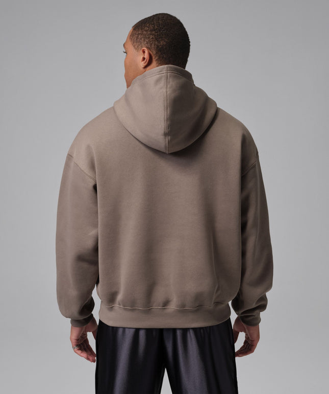 Air Jordan Mens Brooklyn Fleece Pullover Hoodie - Olive Grey