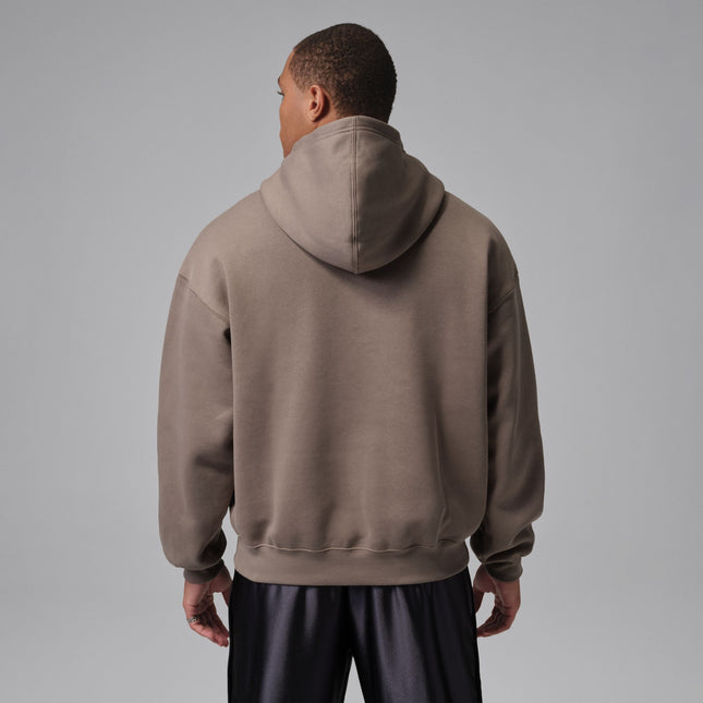 Air Jordan Mens Brooklyn Fleece Pullover Hoodie - Olive Grey