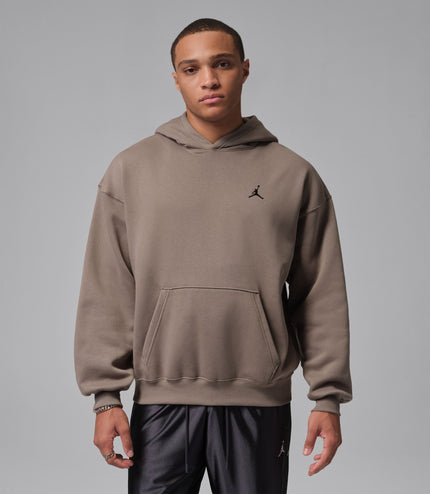 Air Jordan Mens Brooklyn Fleece Pullover Hoodie - Olive Grey